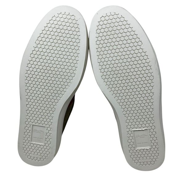 Good Man Brand Sneakers Mens 13 Legacy Lo Top Midtown Stripe Army Vachetta Suede - Picture 13 of 14